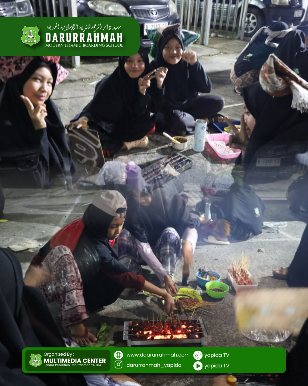 Lomba Sate dan Pentas Seni Meriahkan Malam Idul Adha di Pondok Pesantren Darurrahmah YAPIDA